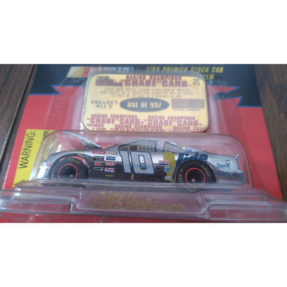 Racing Champions 1997 Chase Cars #10 Ricky Rudd Tide Car One Of 997 Serial #392 - Picture 3 of 4